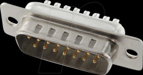ST15LK/V D-Sub male 15 pin with solder cups