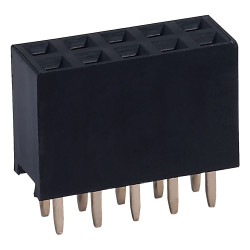 TruConnect 2x5 Way Double Row PCB Socket 2.54mm Pitch