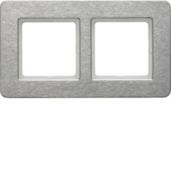 Berker Q.7 Ramka podwójna pozioma stal szlachetna 10226083