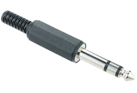 6.35mm Stereo Insulated Jack Plug