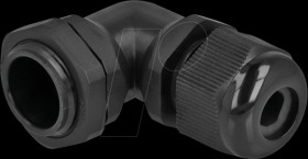 60296 Cable Gland 90° angled PG11 bk