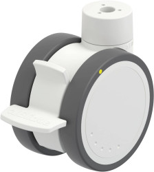 Blickle 935504 LKDH-PATH 100K-FI-ELS Podwójna rolka z tworzywa sztucznego Średnica koła: 100 mm Maksymalne obciążenie: 1