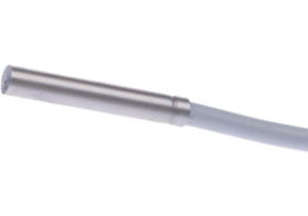 Czujnik indukcyjny M4 dł:27mm zabudowany Sn: 0,8mm 10-30V DC PNP NO złącze kablowe M8 0,25m IP67 IBR4C173