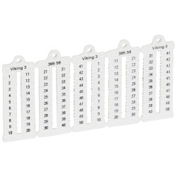 Karta oznacznika Płytka oznaczania numerów Legrand