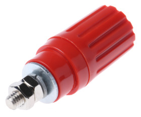 Gniazdo montażowe, rodzaj Żeński, Czerwony, 35A, 30 V ac, 60V dc