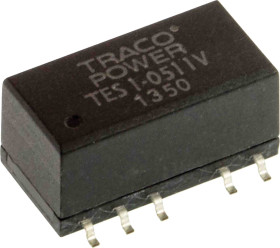 Przetwornica DC-DC, 1W, Uwe 4,5 → 5,5 V DC, Uwy 5V dc, Iwy 200mA, TRACOPOWER
