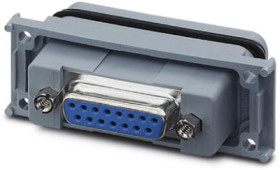Mounting frame for D-Sub housing size 2 (DA), 15 pole, 1689718