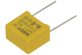 Kondensator; polipropylenowy; X2; MKP; 470nF; 305V AC; X2-474K310-P15; 10%; 10x16x18mm; 15mm; luzem; -40...+105°C; RoHS