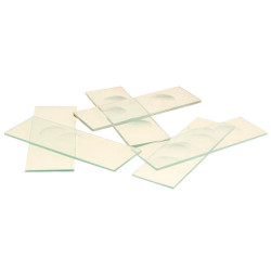 Eisco Microscope Slide Two Cavity 75x26mm - Pack of 10