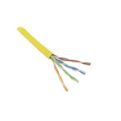 Przewód UTP kat.5e Multicable / Lanberg Żółty HQ Cu 305m