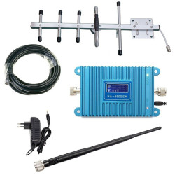 Wzmacniacz GSM zestaw do 350m 890-915MHz/935/960MHz (ant.logarytm)