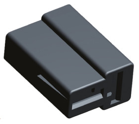 Obudowa do konektorów zaciskanych Wtyczka 2-pinowe Naturalny 22.9mm