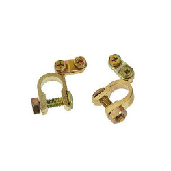 Klemy na akumulator 2Szt "+,-" zestaw kpl.