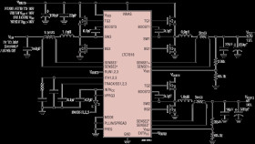 40V, Low I, 3MHz, Triple Output Buck/Buck/Boost Synchronous Controller