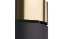 Kinkiet Ścienny Ze Szklanym Kloszem Badosa Kolor Czarny, Gwint E27 -...