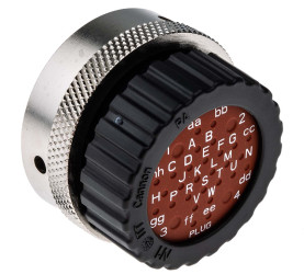 Złącze wielostykowe przemysłowe 32-pinowe Montaż na kablu Wtyczka ITT Cannon