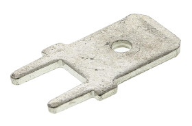 Konektor płaski Męski 6.35 x 0.81mm długość 14mm Izolacja: Nieizolowane Cyna