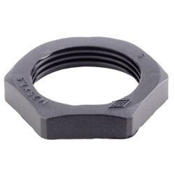 Counter nut, PG16, W 30 mm, H 6 mm, PA, 10310000216