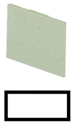 Tabliczka opisowa czysta koloru aluminiu 02SQ25 038074 /20 szt./