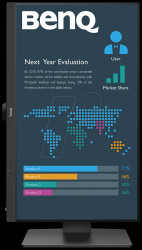 9H.LMMLB.QBE 61-cm monitor, 1080p, speakers, 100 Hz, pivot, USB-C