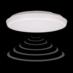 Plafon LED CERS 22W MV 2000lm IP65 4K PC biały przyciemniany AD-PL-6091WLPMM4 Orno