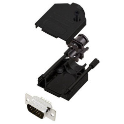 Encitech 6355-0102-01 D-Sub Pin Strip set 15 Pins Solder Bucket