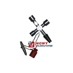 Klucz do szafek technicznych uniwersalny trójkat sterowniczych