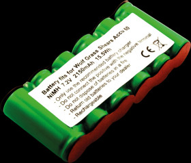 31043 Battery for Wolf BS60, NiMh, 2150 mAh