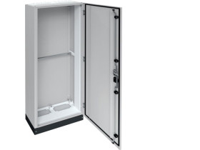 Obudowa natynkowa 550x1850x275 mm + cokół 100mm drzwi metal univers IP55/I FR22E1 HAGER