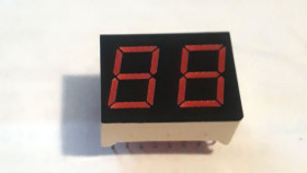 LN524RKS - 2-Digit seven segment display, common-kathode