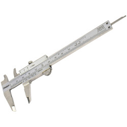 Dasqua 1120-3114 DIN 862 Universal caliper 100 mm Silver precise measurement