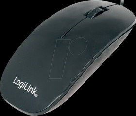 ID0063 Wired Mouse, USB, flat, black