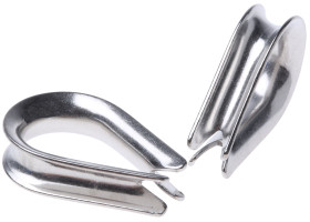 Naparstek, Stal nierdzewna, Polerowane elektrycznie, 6mm