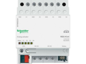 KNX Aktor analogowy REG-K 4-kr. 24 V jasnoszary MTN682291 SCHNEIDER ELECTRIC