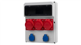 Rozdzielnica Femo 13M - Gniazda 16A 5P, 2X32a 5P, 2X230v /13 Modułów/