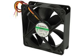Wentylator; MEC0381V1-000U-G99; 120x120x38mm; magnetyczne Vapo; 12V; DC; 10W; 234,6m3/h; 48dB; 833mA; 3100RPM; 3 przewody; Sunon