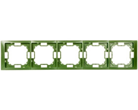 Simon Basic Neos Ramka pięciokrotna miętowy BMRC5/032
