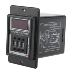 Przekaźnik czasowy zwłoczny Timer ASY-3D (0-999sek.) 230V AC