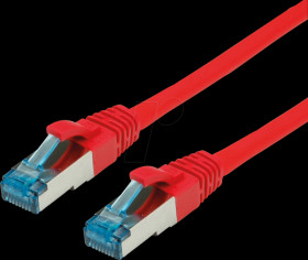 21991980 Patch cable Cat. 6a S/FTP PIMF, red, 0.15 m
