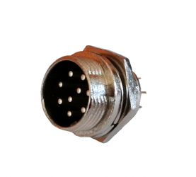 Gniazdo mikrofonowe CB 9p na obudowę