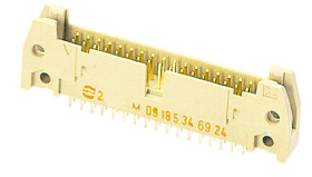 Harting 09195106924 Listwa ze złączami bagnetowymi Ilość rzędów 2 1 szt.