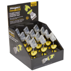 Siegen S0883 Razor Scraper Stubby Display Box of 12