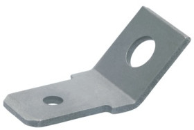 Faston plug, 6.3 x 0.8 mm, uninsulated, angled, 2080