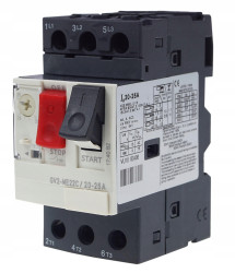 Wyłącznik silnikowy 3-faz 6-10A termiczny na szynę TH35 CB-85658
