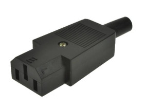 IEC Wtyk żeński C14 na przewód