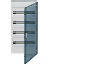 Rozdzielnica natynkowa 72 modułowa 4x18M drzwi transparentne IP40 vega VB418TB HAGER