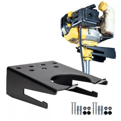 Metalowy wieszak na kosę spalinową