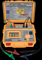 EXTECH 380580-NIST MILLIOHM METER W/NIST 380580