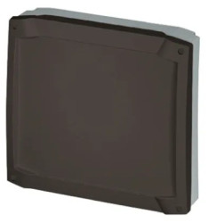 ABS/PC enclosure kit, (L x W x H) 229 x 203 x 59 mm, light gray/graphite gray, IP65, 20202412.HMT1