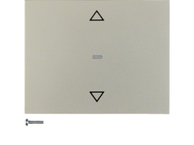 BERKER K.5 KNX RF quicklink Przycisk żaluzjowy stal szlachetna lakierowany 85245273 HAGER